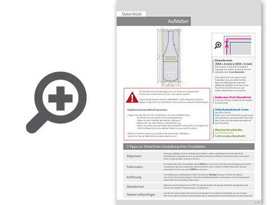 Product Bild wiederabl__sbare_klebefolie_in_flasche-form_konturgeschnitten___einseitig_4_0-farbig_bedruckt